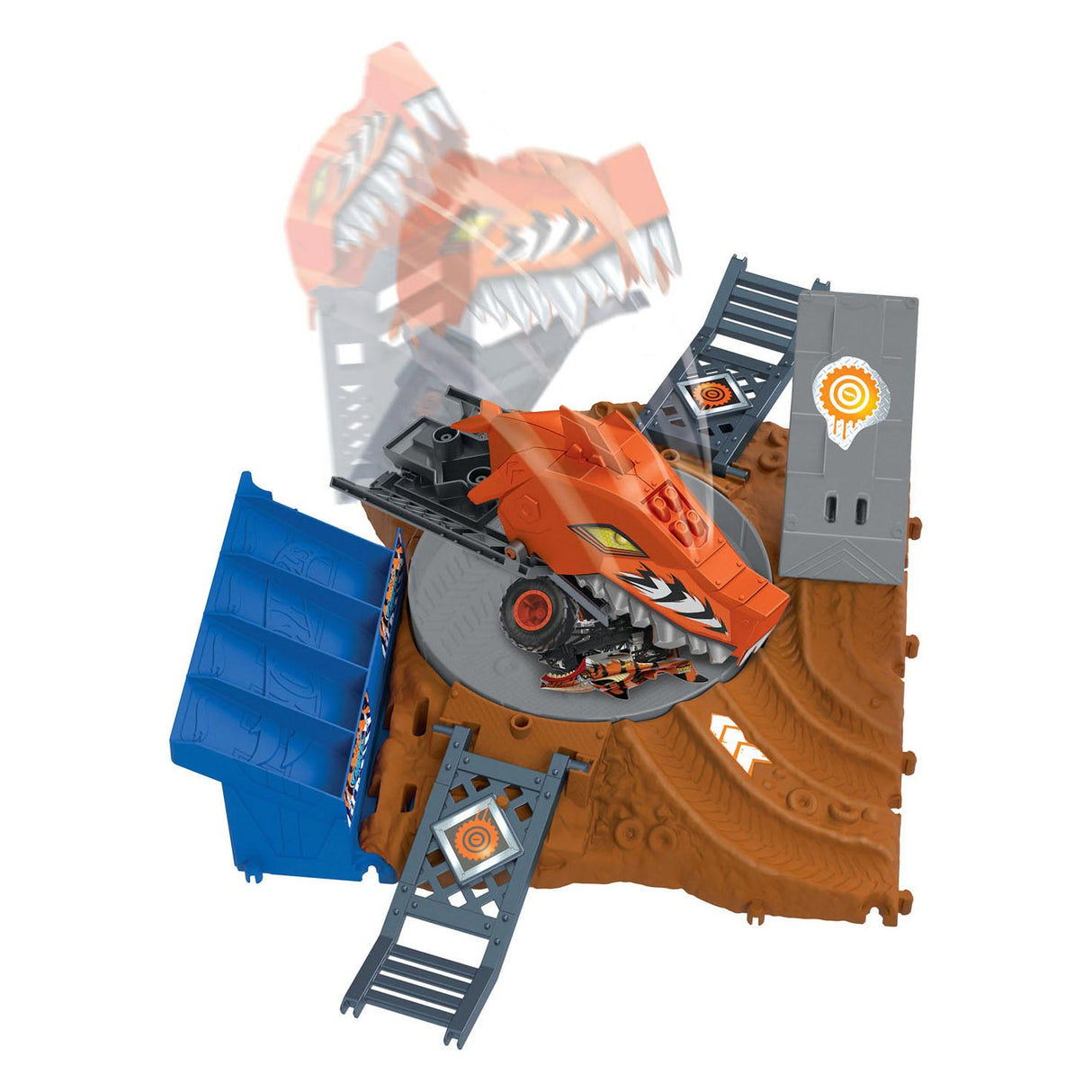 Hot Wheels Monster Trucks Arena Smash Spin-out Speelset