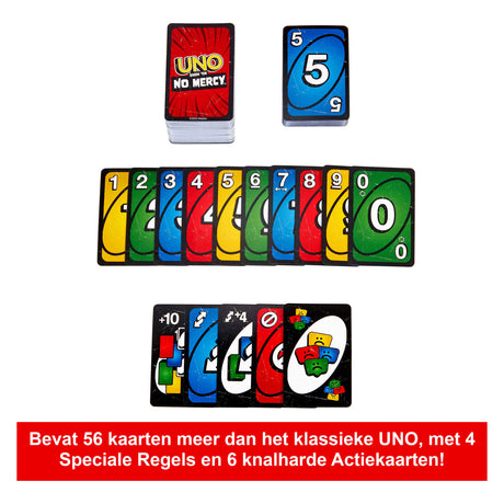 Mattel uno show 'em no mercy kaarstpel