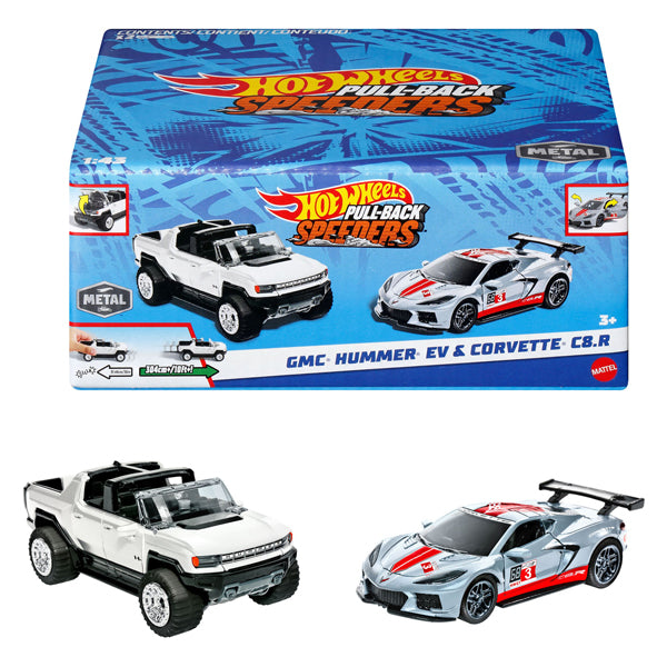 Hot Wheels Full Back Racing Cars, 2e.