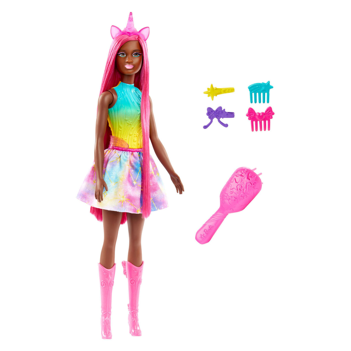 Mattel Fashion Doll Mermaid med langt hårrosa