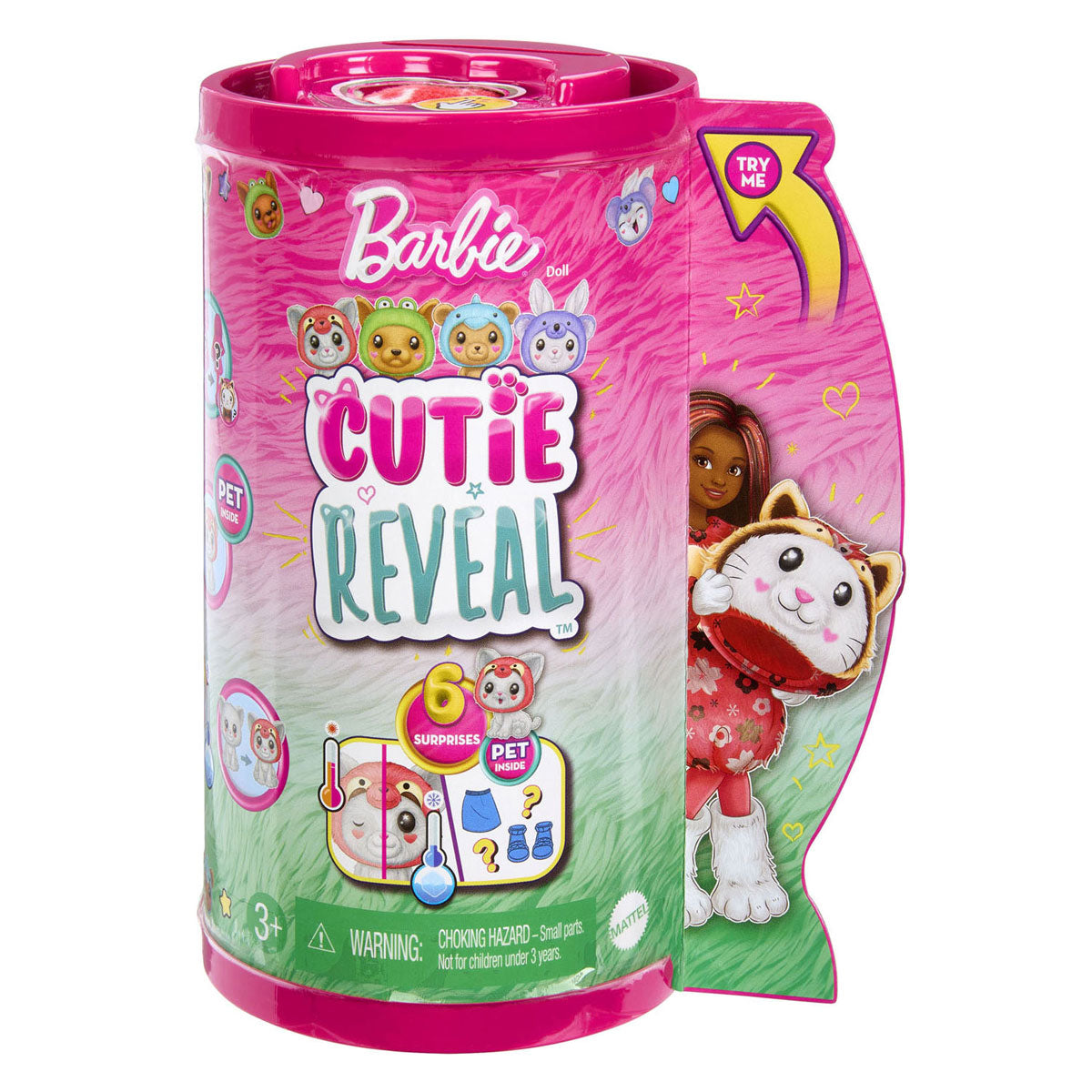 Mattel Cutie odhalujte kotě Chelsea jako červené budovy