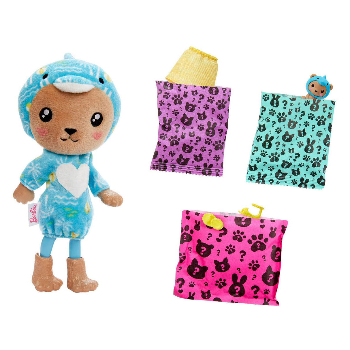 Mattel Cutie Reveal Chelsea Teddybear as Dolfij