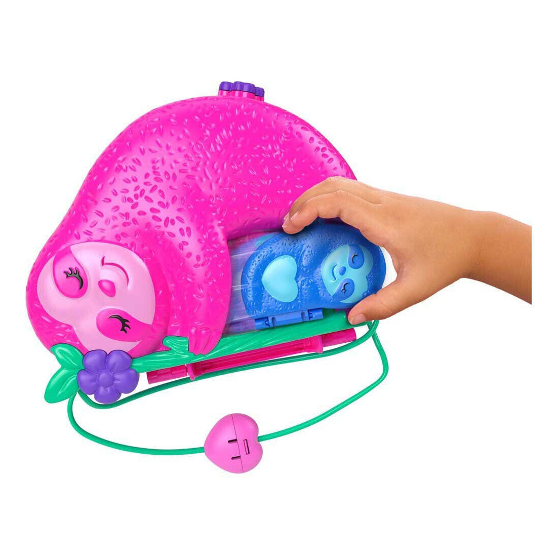 Mattel Polly Pocket Slothing Family 2-en-1 Compact Play set