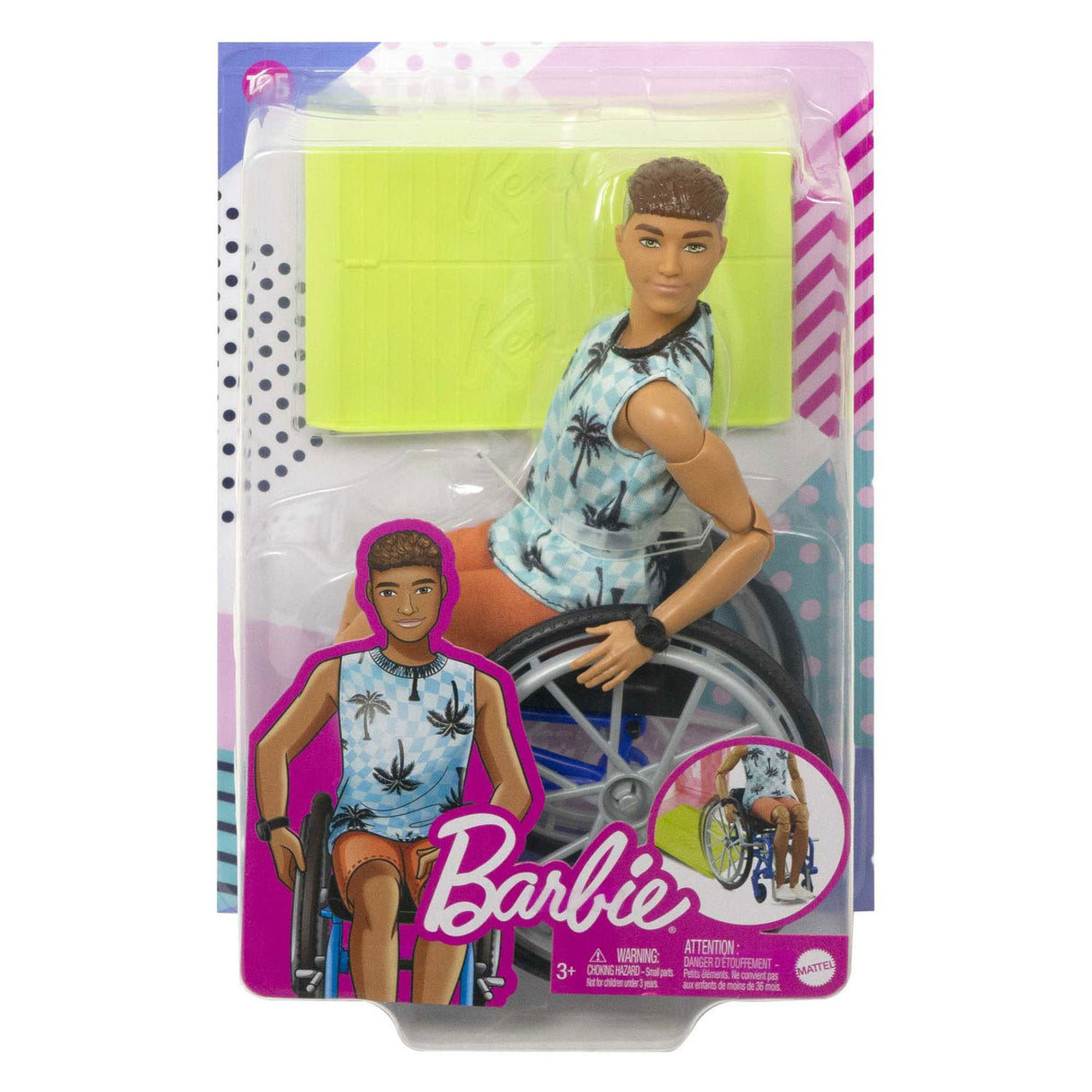 Mattel Fashionistas Fashion Pop Ken en silla de ruedas