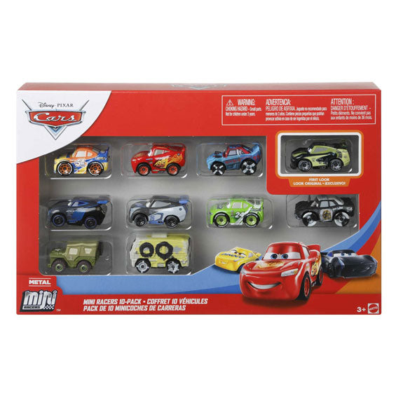 Disney Pixar Mini Racers Voertuigen, 10st.