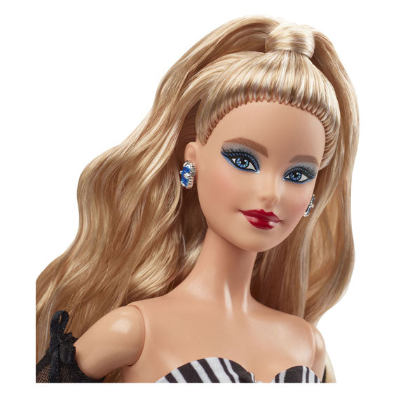 Mattel barbie 65ste blauwe saffieren verjaardag modepop