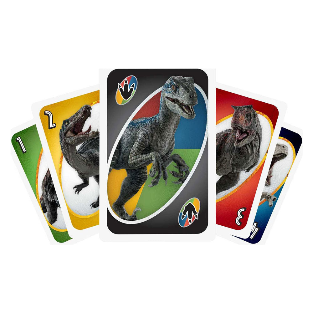 Mattel UNO Jurassic Welt: Dominatiounskaart Spill