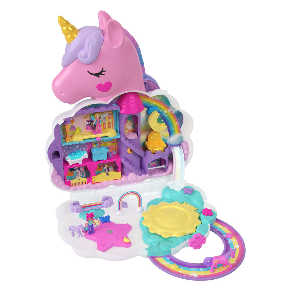 Mattel Polly Pocket Salon of the Regenboog Unicorn Play Set