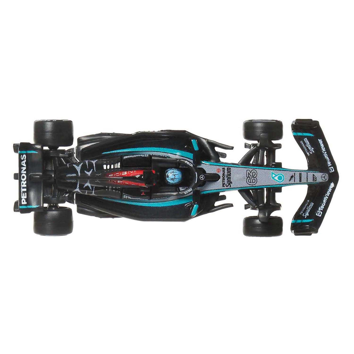Hot wheels premium metalen formule 1 verzamelbaar speelgoed raceauto - george russell mercedes-benz