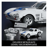 Mattel brick shop hot wheels elite serie - corvette grand sport - bouwspeelgoed - 918 onderdelen