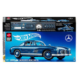 Mattel brick shop hot wheels - mercedes-benz 300 sl raceauto bouwset (1600 onderdelen)