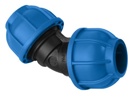 Alusic bocht 45gr. ø32mm