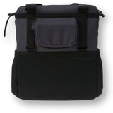 Basil Shopper XL - sportieve en trendy fietstas voor boodschappen en strand, zwart antraciet, 20L