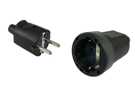 Pvc contrastekker 230v met randaarde - zonder verkoopverpakking