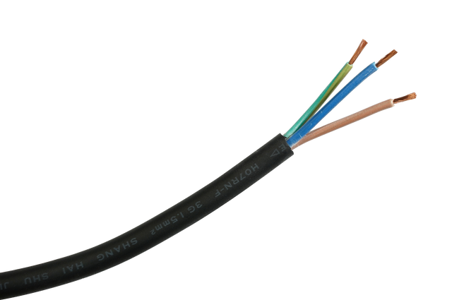 Neopreenkabel 3x 1.5mm²