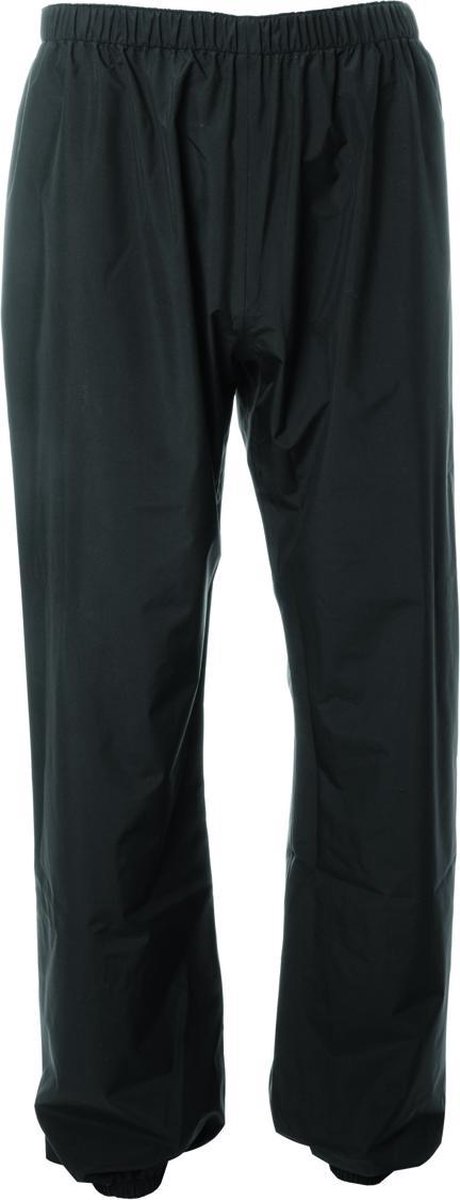 Agu go regenbroek essential unisex - regenkleding voor dames en heren - zwart - waterdicht en ademend - xl