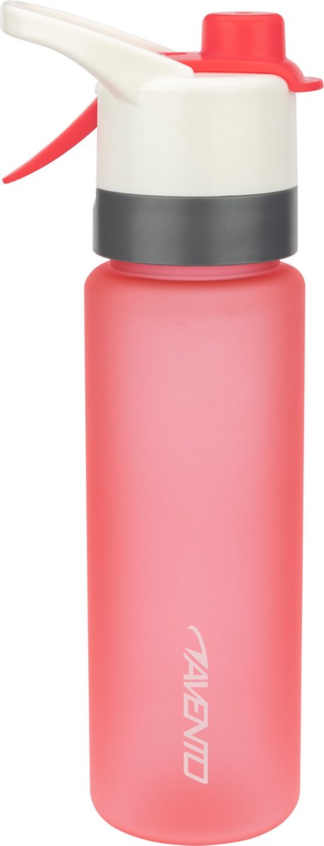 Avento drinkfles spray - 0.7 liter - roze wit