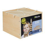 BBLOCKS Building Boards in Storage Box, 500dlg.