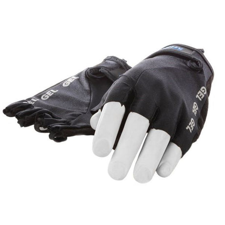 Mirage Lycra handschoen maat xl gel zwart korte vinger op kaart