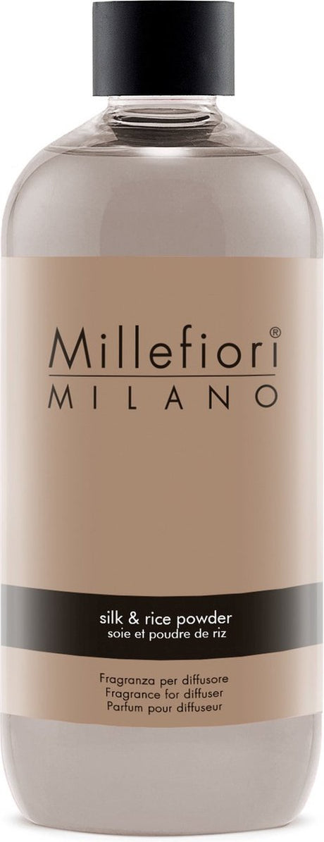 Millefiori milano navulling voor geurstokjes 500 ml - silk rice powder