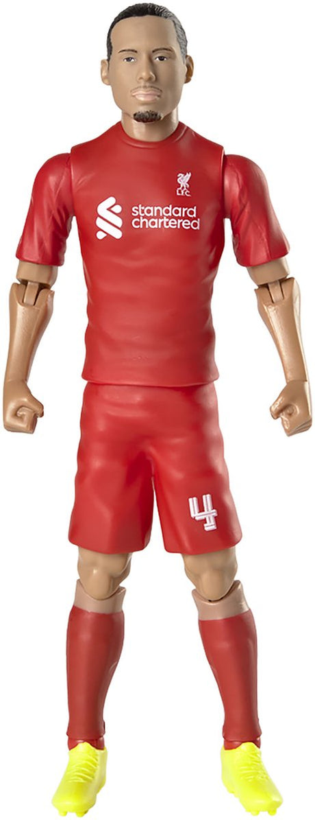 Sockers voetbalfiguur liverpool virgil van dijk 20cm actiefiguur speelgoed.