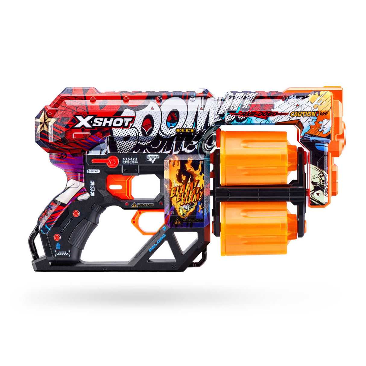 Zuru X-Shot Skins gruer seg til 12 dart