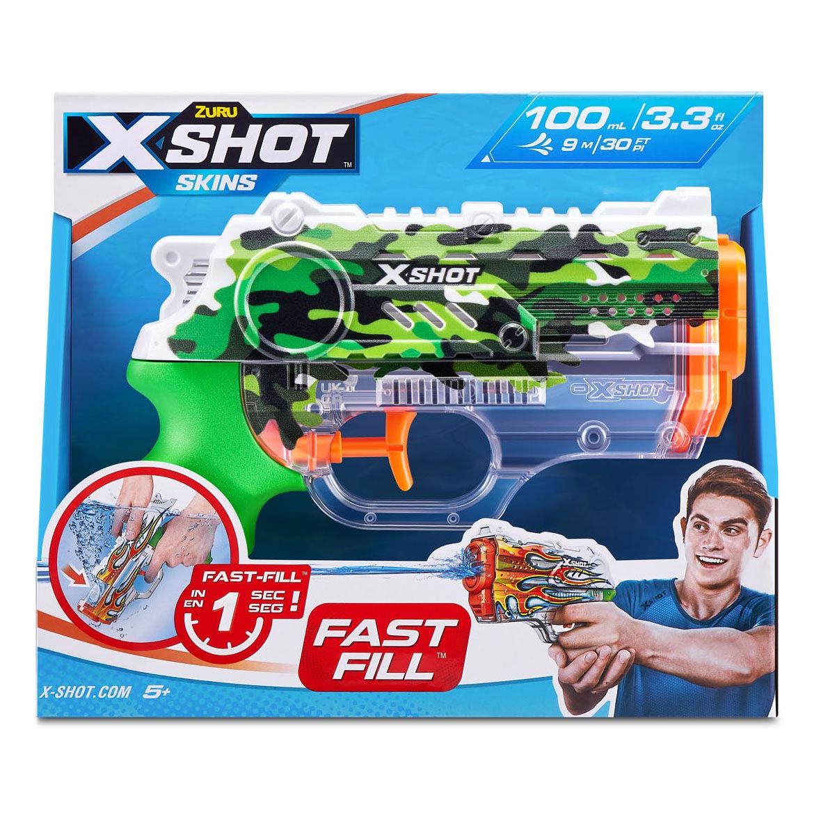 ZURU X-Shot Gun Gun Fast Fill Skins Nano, 100 ml