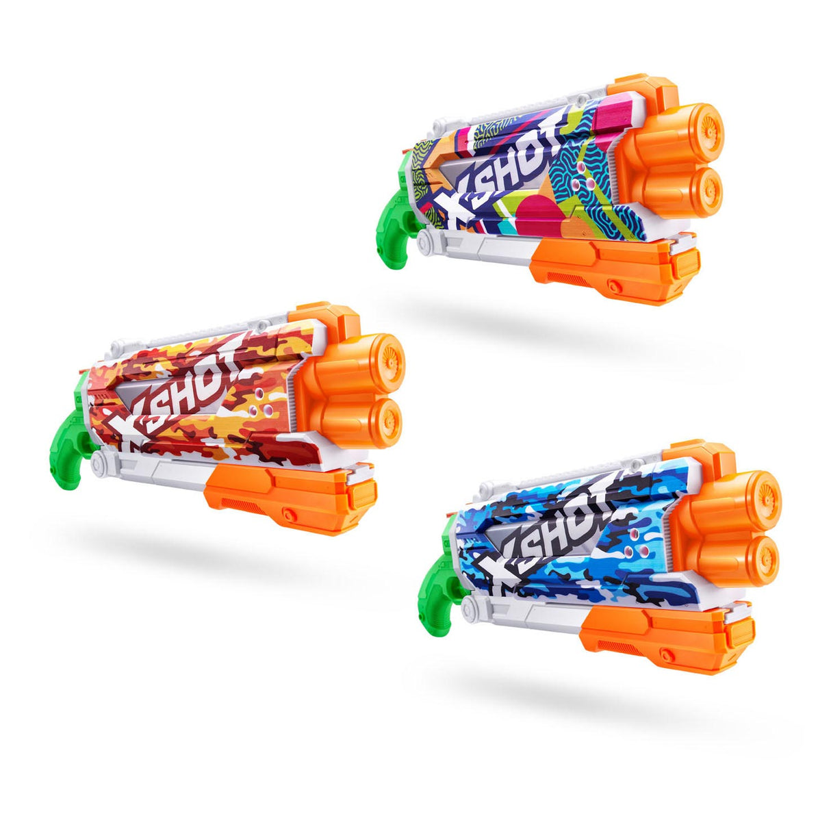 Zuru x-shot waterpistool fast fill skins pump action, 500ml