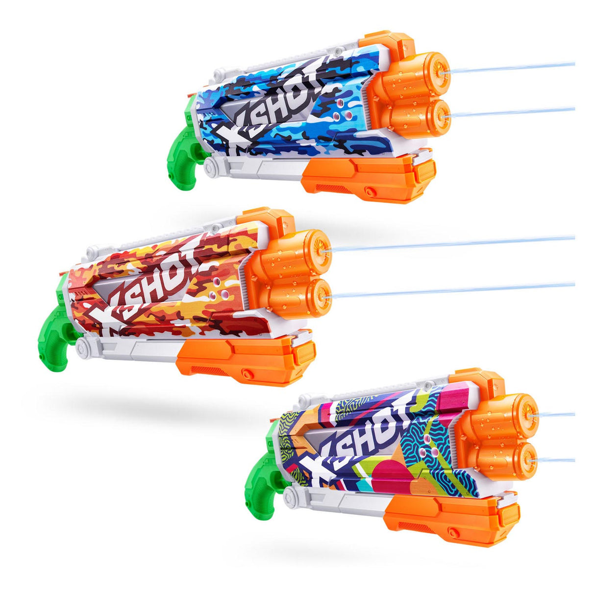 Zuru X-Shot Water Gun Fast Fill Skins Pump Action, 500 ml