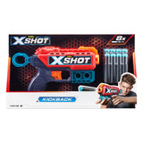 Zuru x-shot kickback met 8 darts