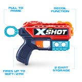 Zuru x-shot kickback met 8 darts