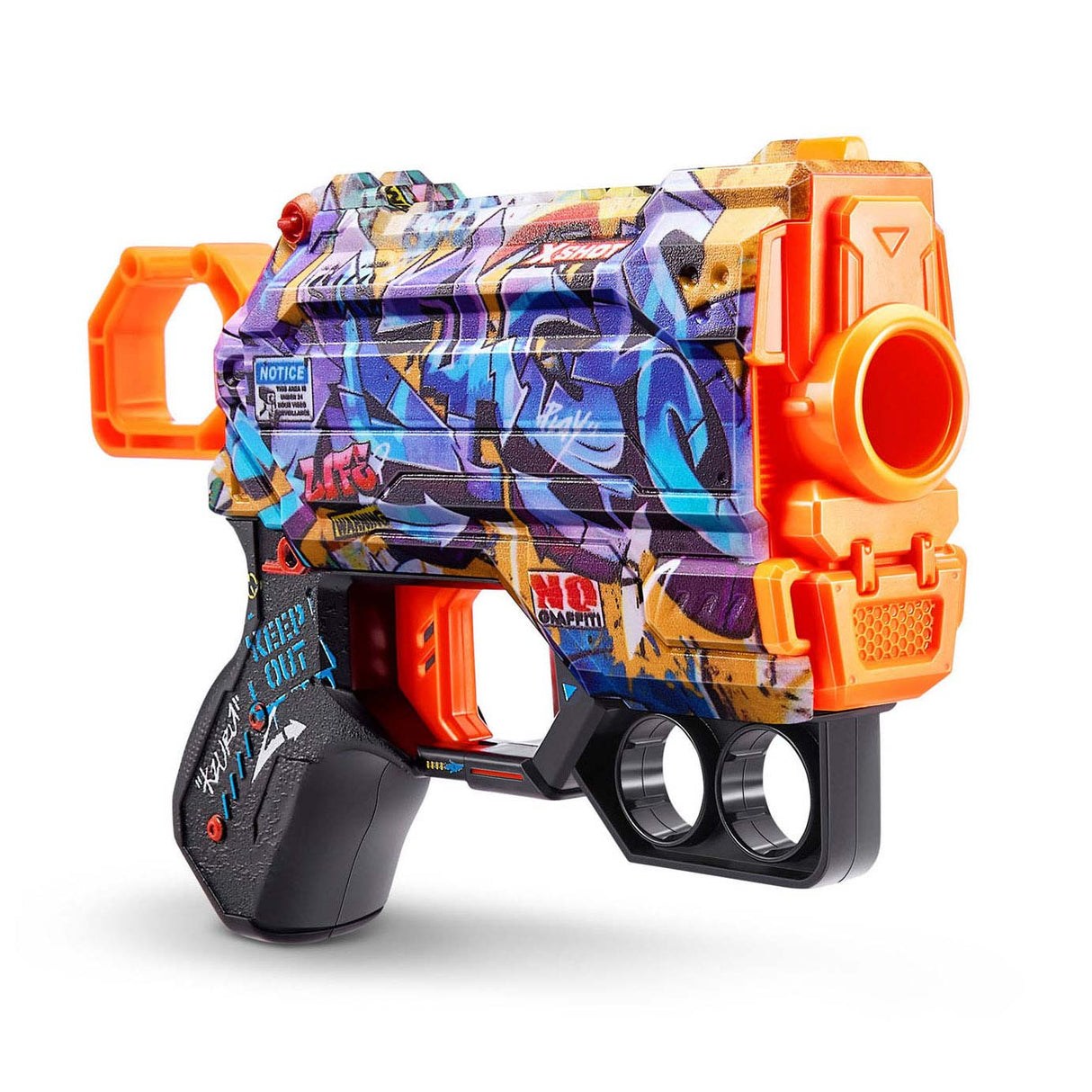 Zuru X-shot Skins amenaza con 8 dardos