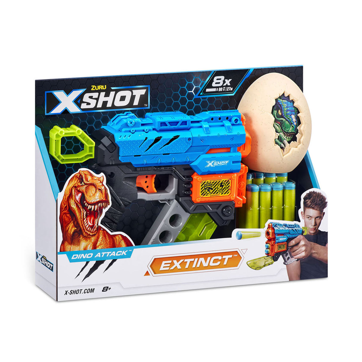 Zuru X-Shot-Angriff mit 8 Darts ausgestorben