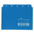 Scheidingstabbladen durable plastic a7 7,4x10,5cm geel 25 stuks
