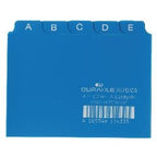 Scheidingstabbladen durable plastic a7 7,4x10,5cm geel 25 stuks