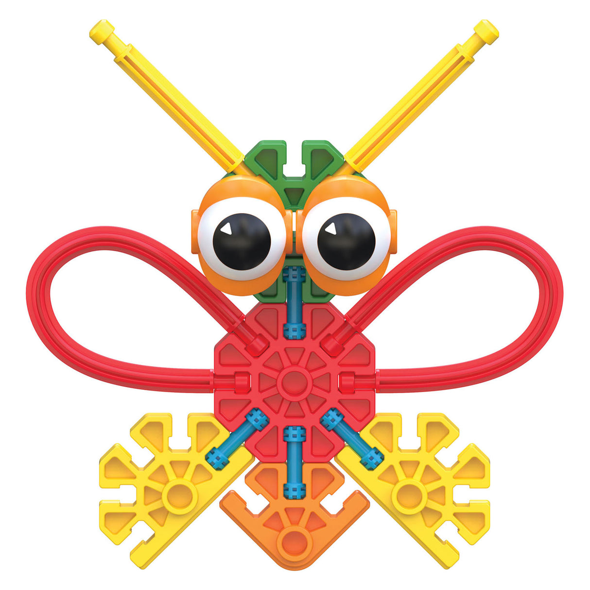 K'Nex Kid K'Nex Skupina, nastavljena v škatli za shranjevanje, 131dlg.