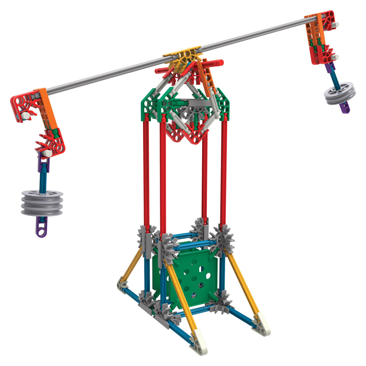 K'nex s.t.e.m. Exploratioune: Heberen Pulleys Gebai Set