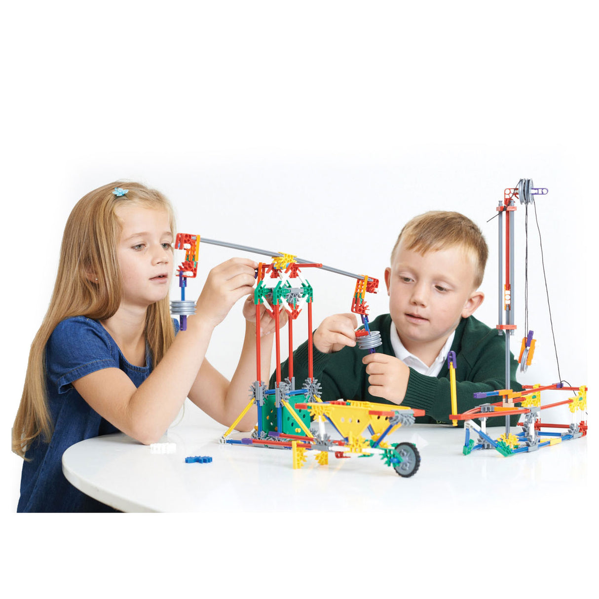 K'nex s.t.e.m. Exploratioune: Heberen Pulleys Gebai Set