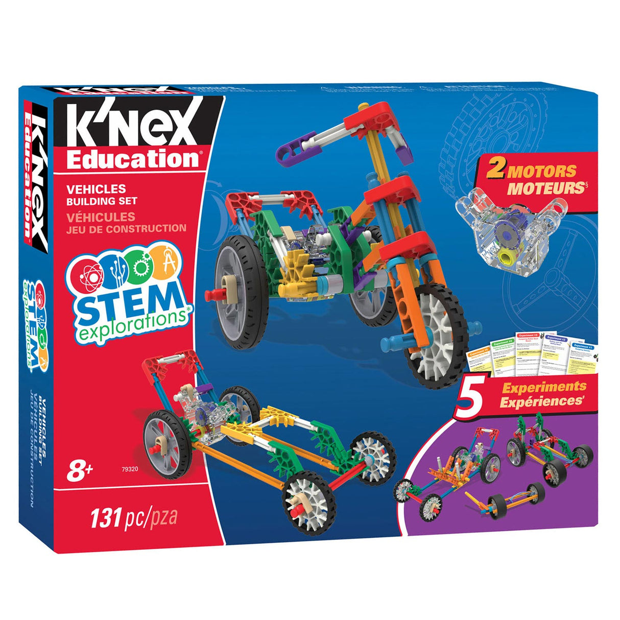 Exploraciones de K'Nex STEM: juegos de edificios de vehículos