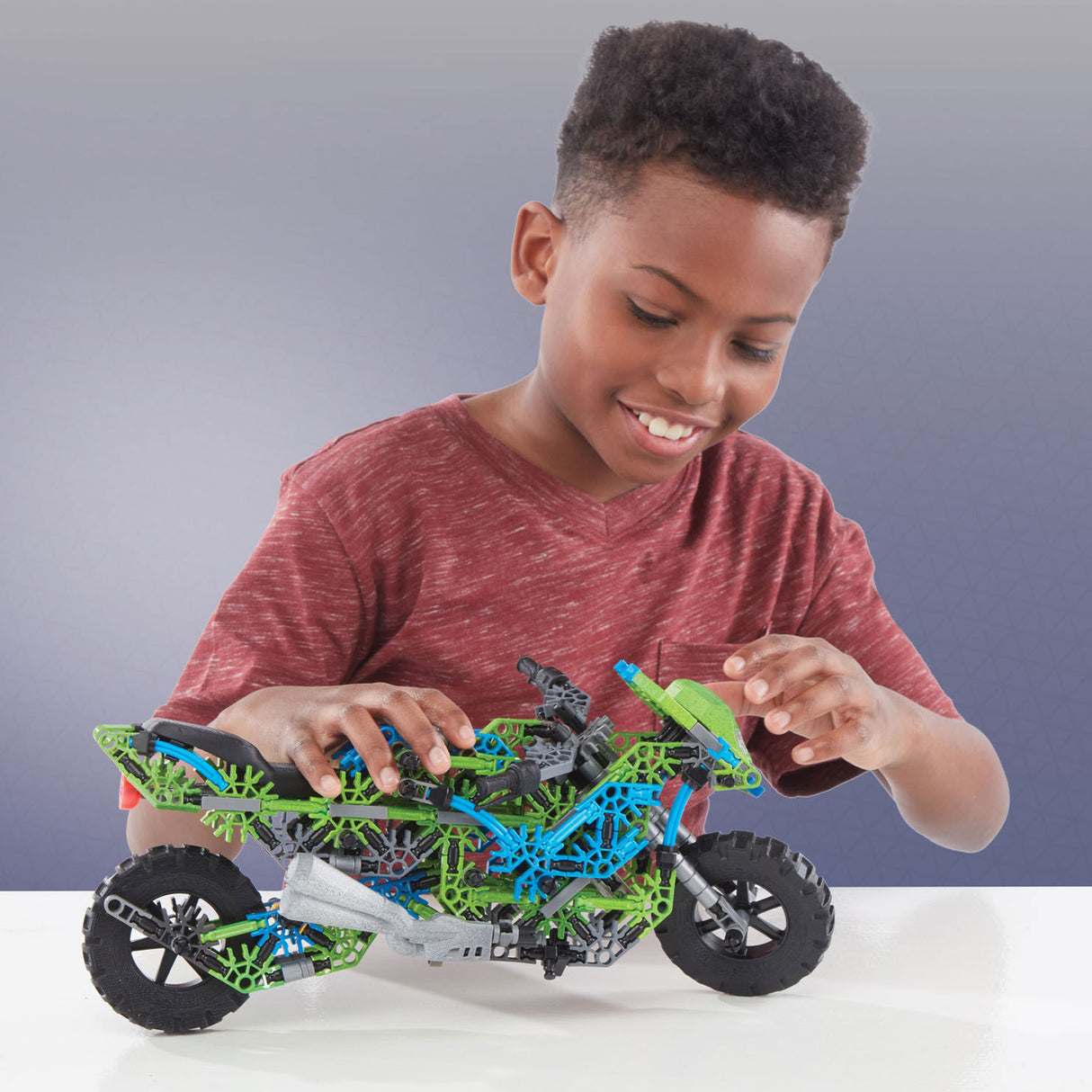 K'Nex Bouwset Mega Motorcycle, 456dlg.