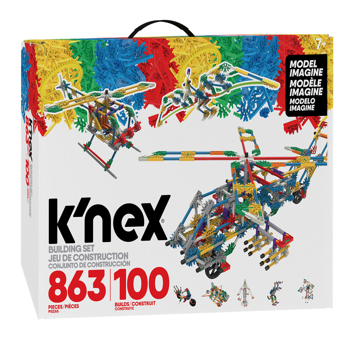 K'nex bouwset 100 modelos, 863dlg.