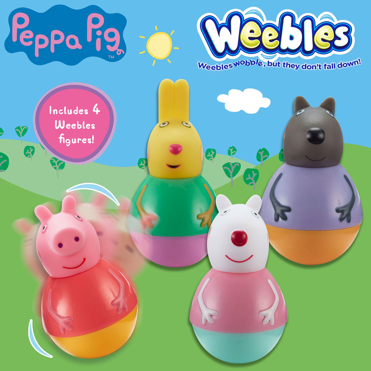 Boti Peppa Weebles Peppa Friends Figuren