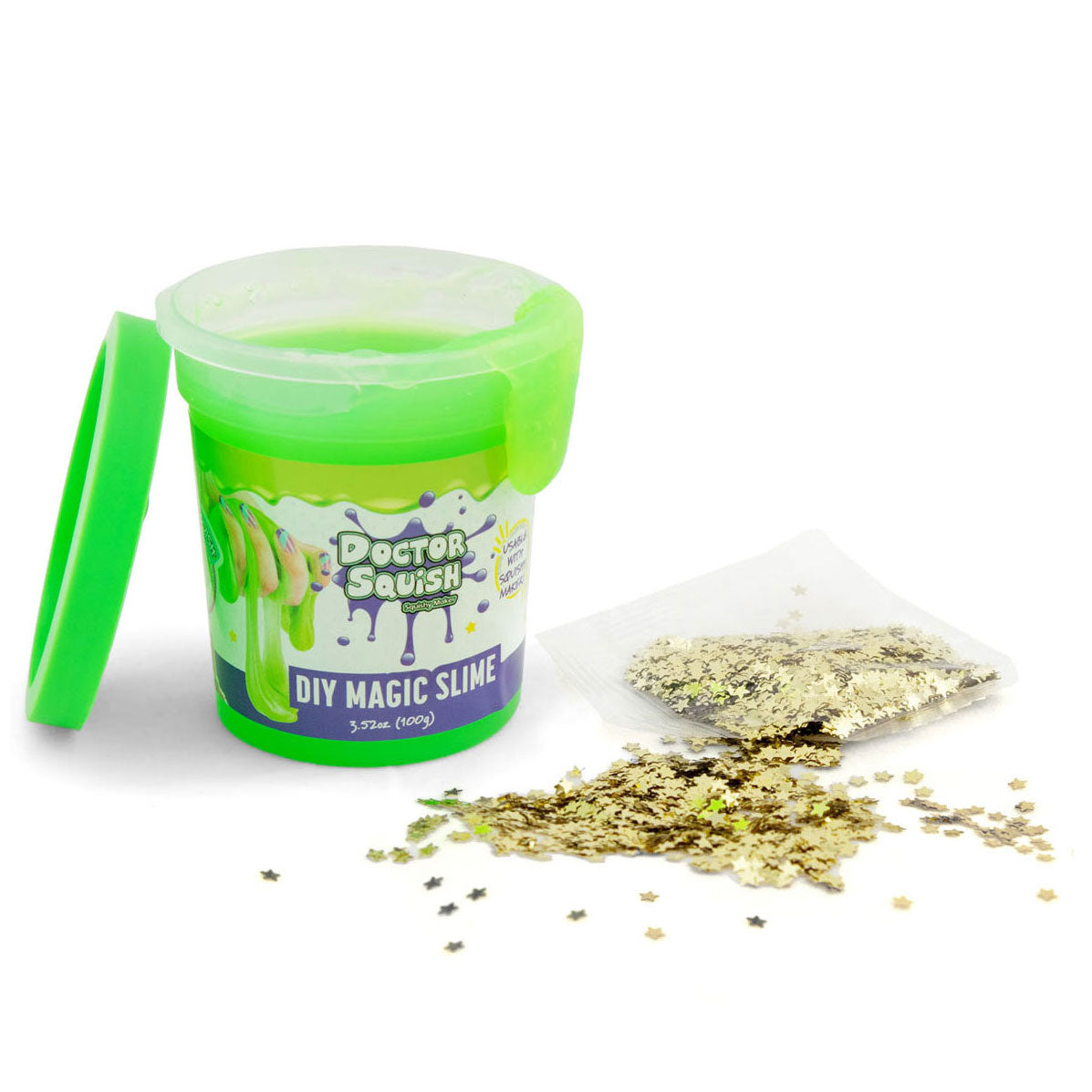 Boti Doctor Squish Slime Green, 100 grammi