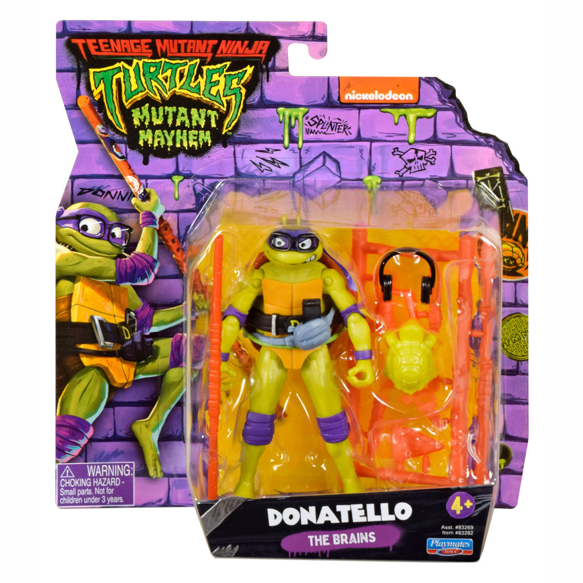 Boti Teenage Mutant Ninja Turtles Speel Figura Donatello Il cervello