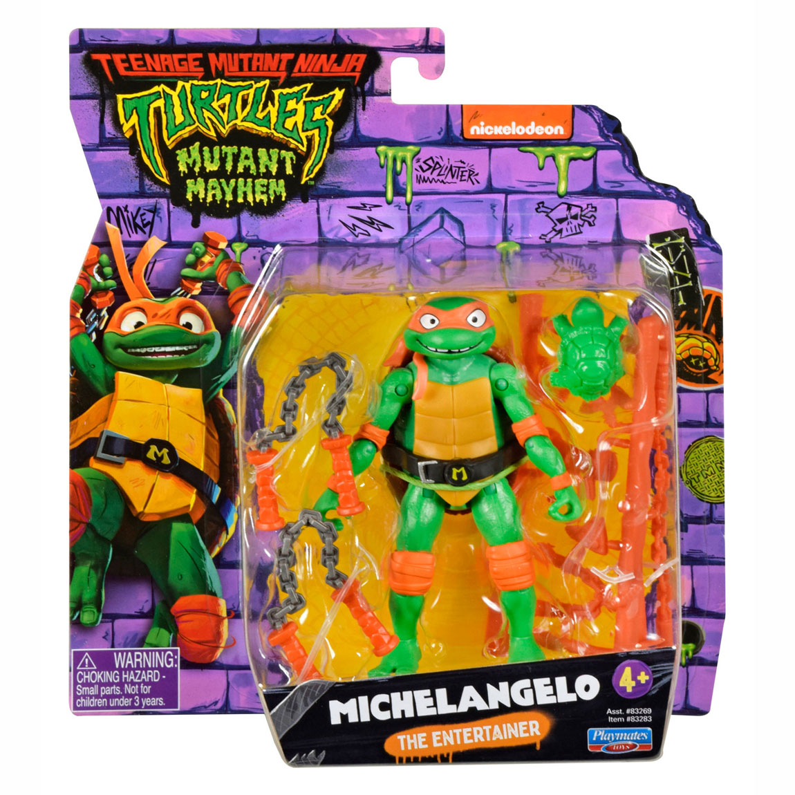 Boti najstniški mutant ninja želve Speel figura Michelangelo zabavljač