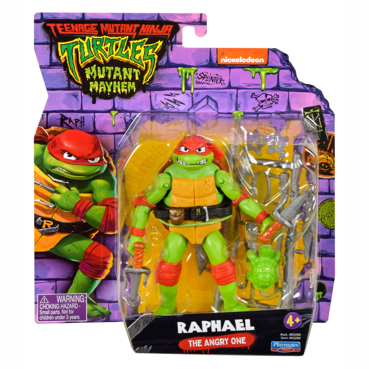 Boti Teenage Mutant Ninja želvy hrají postavu - Raphael the Angry The Angry