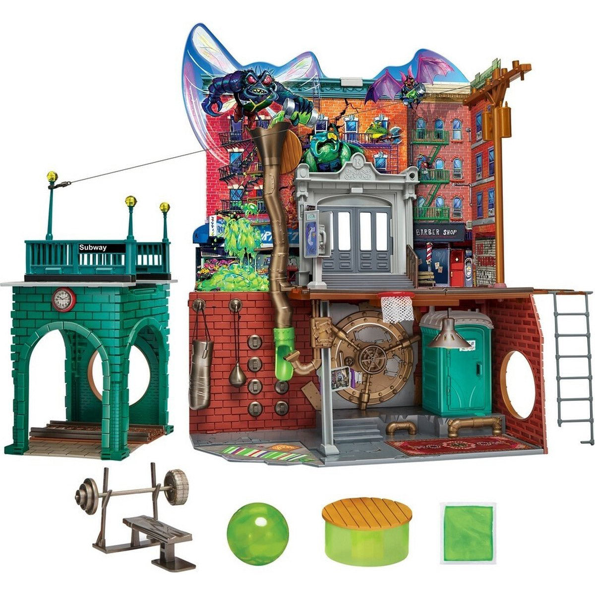 Boti Teenage Mutant Ninja Turtles Hauptquartier spielen Set