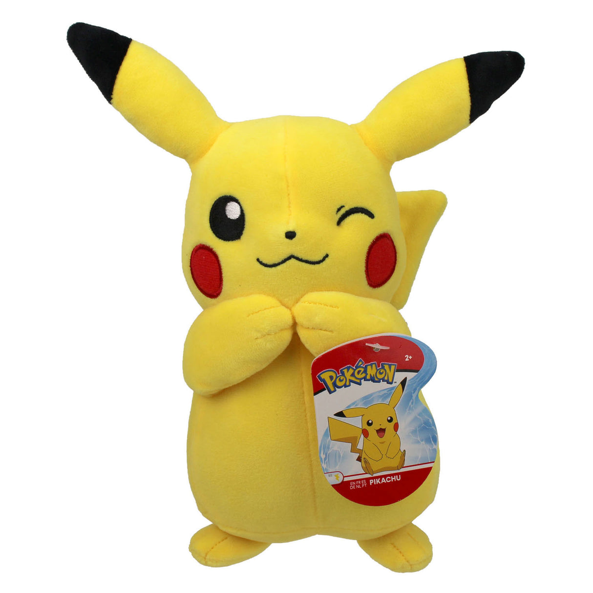 Boti knuffel pluche pikachu knipoog, 20cm