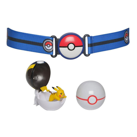 Boti Clip 'N' Go Poke Ball s Blue Belt Play Set, 4DLG.