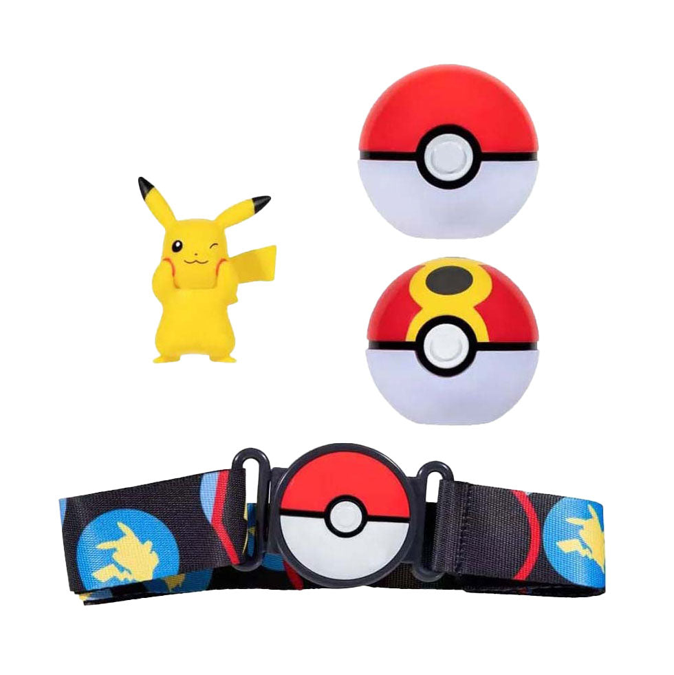 Boti Clip 'n' Go Poke Ball z niebieskim zestawem do gry, 4dlg.